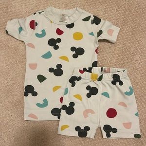 Hanna Andersson Disney Collaboration PJ short set 100cm|4T